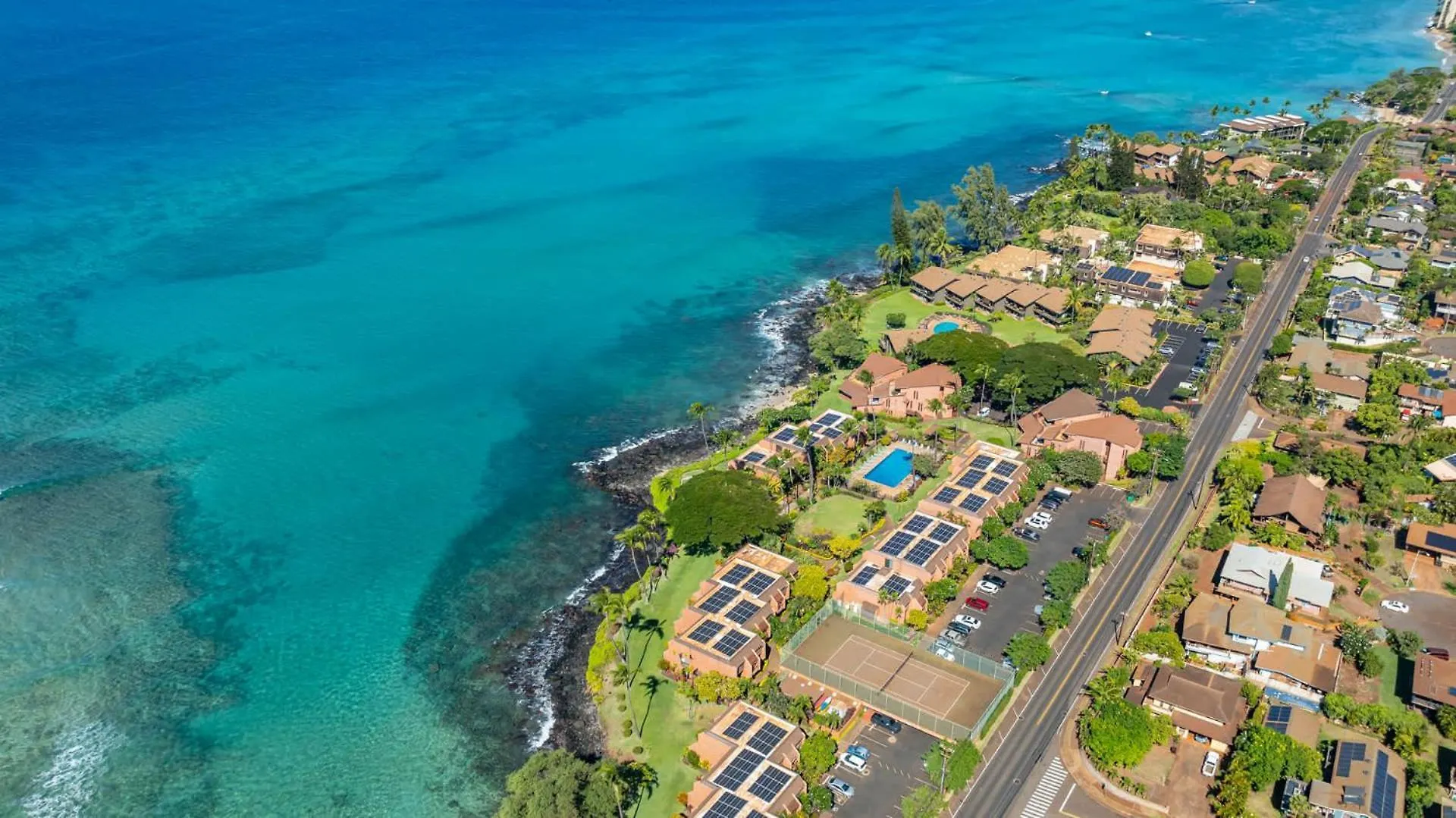 Feriehus Kuleana Club #615 Oceanfront - 1 Bedroom & 1 Bathroom - Gated 2Nd Fl Kahana