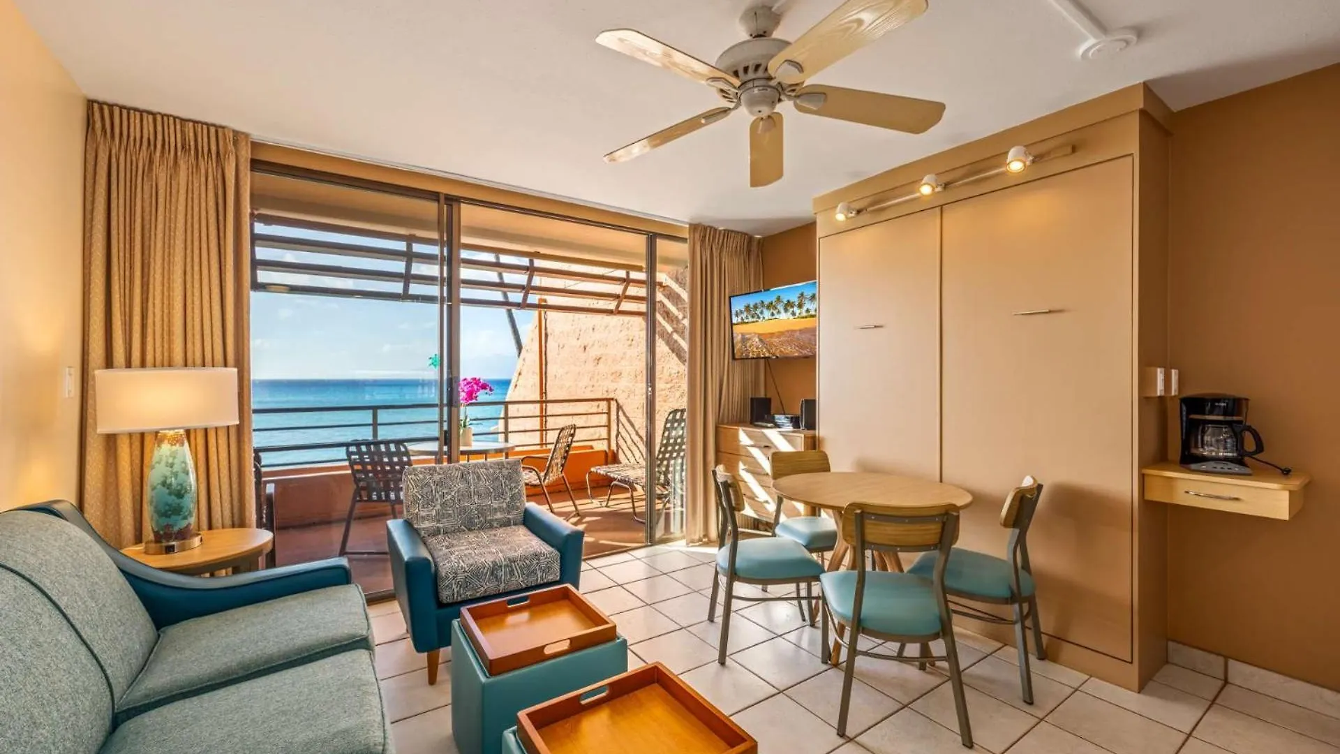 Feriehus Kuleana Club #615 Oceanfront - 1 Bedroom & 1 Bathroom - Gated 2Nd Fl Kahana